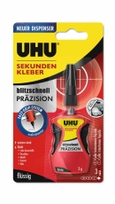 Sekundenkleber blitzschnell Präzision flüssig - 3 g, Blister
