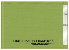 Ausweishülle Document Safe® VELOCOLOR® - 90 x 63 mm, PP, grün