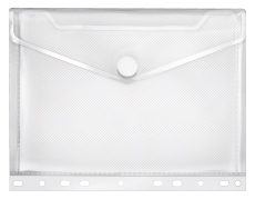 Dokumentenhülle Serie Crystal - transparent, für A5, EURO-Lochung, Streifenoptik