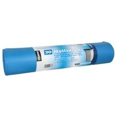 Müllsäcke - 120 L, LDPE, blau, 20 Stück