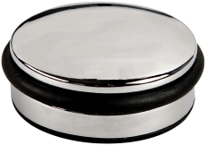 Türstopper - Ø 10 cm, flach, chrom