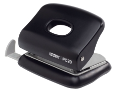 Bürolocher FC20, Kunststoff/Metall, 20 Blatt, schwarz