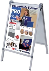 Kundenstopper Outdoor Pro - A1, silber