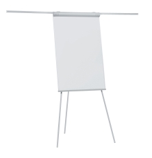 Flipchart ECO Dreibeinstativ - 68 x 105 cm, höhenverstellbar, 2 ausklappbare Arme