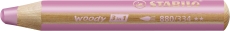 Multitalent-Stift woody 3 in 1 - pink