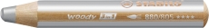 Multitalent-Stift woody 3 in 1 - silber
