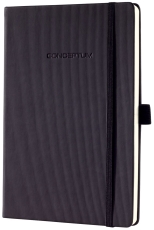 Notizbuch Conceptum - ca. A5, liniert, 194 Seiten, schwarz, Hardcover