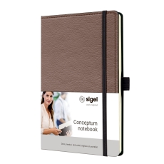Notizbuch Conceptum ca. A5 194 S. Dot-Lineatur 80g/m², Casual taupe