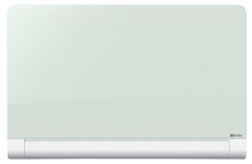 Glas-Magnetboard Diamond - 126 x 71 cm, weiß