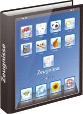 Zeugnisringbuch iTab - A4, 4 Ring-Mechanik