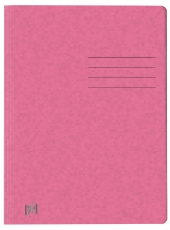 Schnellhefter TOP FILE+ - A4, Karton 390g/qm, kfm. und Amtsheftung, rosa