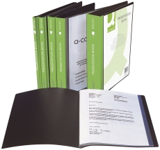 Sichthüllenmappe Panorama - 60 Hüllen, schwarz