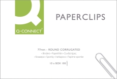 Aktenklammern - 77mm, 100 Stück, verzinkt, rund
