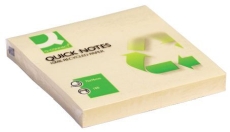 Haftnotizen Recycling - 76 x 76 mm, gelb