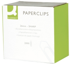 Büroklammern - 26 mm glatt, verzinkt, 1000 Stück