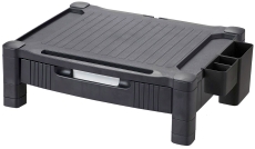 Bildschirmträger 22", 1 Fach, Kunststoff, schwarz