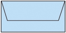 Coloretti Briefumschläge - DL, 5 Stück, himmelblau