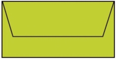 Coloretti Briefumschläge - DL, 5 Stück, hellgrün