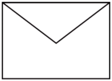 Coloretti Briefumschläge - B6, 5 Stück, weiß