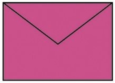 Coloretti Briefumschläge - B6, 5 Stück, pink