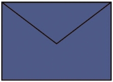 Coloretti Briefumschläge - B6, 5 Stück, jeans