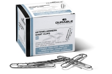 Aktenklammer - 77 mm, Metall, verkupfert, Schachtel mit 100 Stück, gewellt