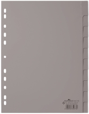 Register - PP, blanko, grau, A4, 10 Blatt