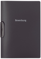 Bewerbungsmappe DURASWING® JOB, Polypropylen, 30 Blatt, anthrazit/grau