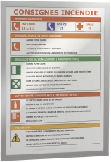 Info-Rahmen DURAFRAME® - A3, 404 x 312 mm, silber, 2er Pack