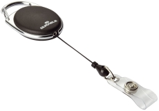 Ausweishalter JoJo Style - schwarz, bis 80 cm ausziehbar, 10 Stück