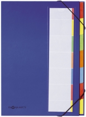 Deskorganizer - 7 Fächern, blau