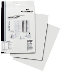 Einsteckschild - 105x148 mm, weiß, 80 Stück