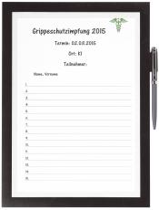 Info-Rahmen DURAFRAME® NOTE - A4, schwarz