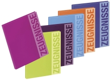 Zeugnismappe - A4, 20 Hüllen, sortiert