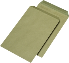 Versandtaschen Recycling - C4 , ohne Fenster, selbstklebend, 110 g/qm, braun, 250 Stück