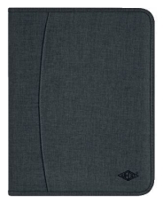 Collegemappe - A4, schwarz, 2-Ringe Ø 30 mm