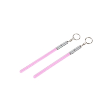 Leuchtstäbe LED - pink, Schlüsselring, 2 Stück