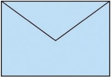 Coloretti Briefumschläge - C5, 5 Stück, himmelblau