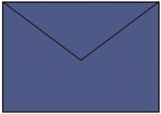 Coloretti Briefumschläge - C5, 5 Stück, jeans