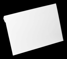 Kennzeichnungstasche HARD COVER mit Falz - A4 quer, transparent, 10 Stück