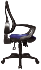 Bandscheiben-Drehstuhl Open Point® SY ohne Armlehnen blau