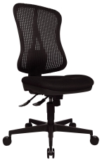 Drehstuhl Head Point SY - schwarz, Sicherheitsdoppelrollen für Teppichböden