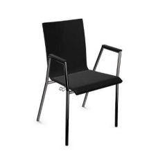 Besucherstuhl Cadeira - inkl. Armlehnen, anthrazit