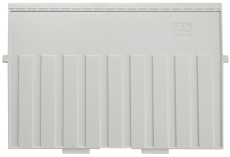 Stützplatte A4 quer, für Karteitröge und -kästen, lichtgrau