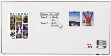 Whiteboardtafel Premium Plus - 200 x 100 cm, weiß, magnethaftend, Wandmontage