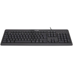 TERRA Keyboard 1500 Corded [US/EU] USB black Copilot QWERTY, 105 toetsen, met kabel, 1,80m